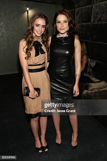 Host Lily Collins and Actress Sophia Bush during Hollywood Life's 5th annual Hollywood Style Awards presented by Nikon held at the Pacific Design...