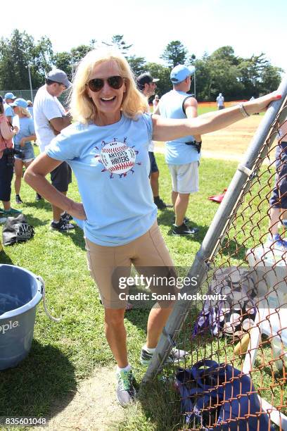 Ann Ligouri attends the 69th Annual Artists and Writers Softball Game at Herrick Park on August 19, 2017 in East Hampton, New York.