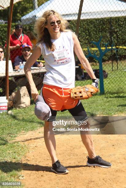 Lori Singer attends the 69th Annual Artists and Writers Softball Game at Herrick Park on August 19, 2017 in East Hampton, New York.