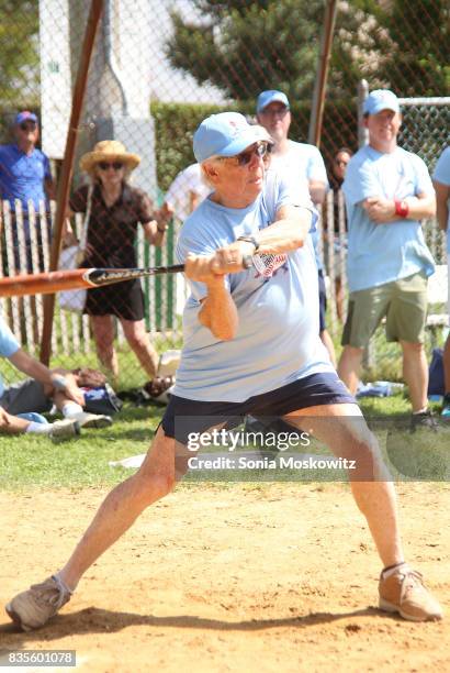 Carl Bernstein attends the 69th Annual Artists and Writers Softball Game at Herrick Park on August 19, 2017 in East Hampton, New York.