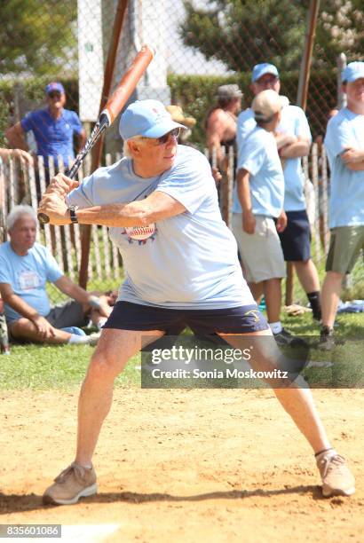 Carl Bernstein attends the 69th Annual Artists and Writers Softball Game at Herrick Park on August 19, 2017 in East Hampton, New York.