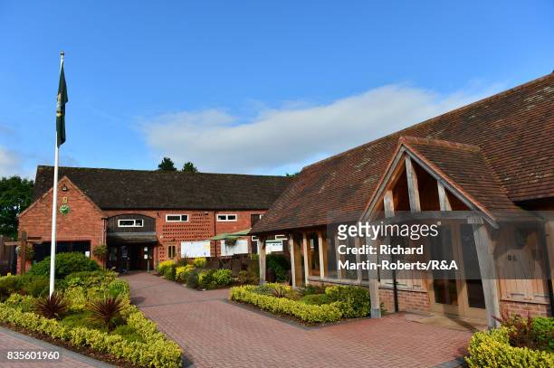 General View of the Clubhouse during the Girls' British Open Amateur Championship at Enville Golf Club on August 19, 2017 in Stourbridge, England.