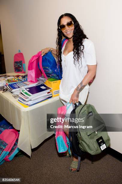 Personality Mimi Faust hosts back to school bash to benefit Boys and Girls Club of Atlanta on August 19, 2017 in Atlanta, Georgia.