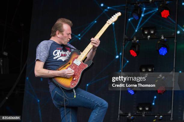 Bruce Watson of Big Country performs at Rewind Festival on August 19, 2017 in Henley-on-Thames, England.