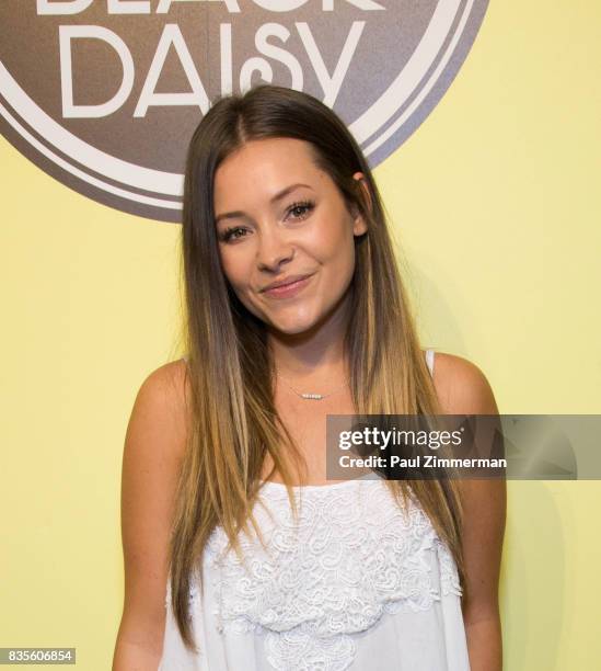 Taylor Dye of Maddie & Tae visits Macy's Herald Square on August 19, 2017 in New York City.