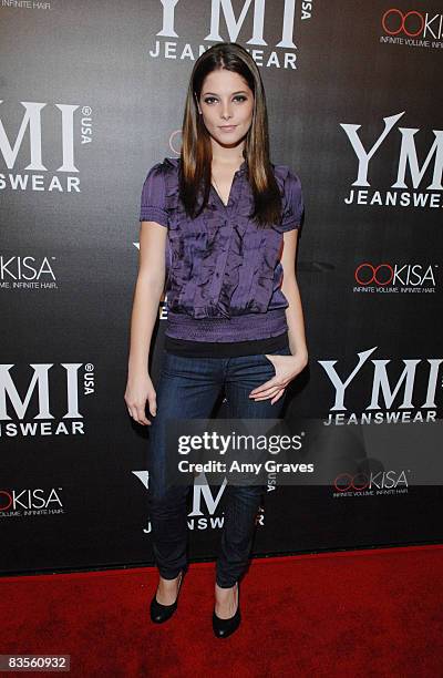 Ashley Greene attends the YMI Jeanswear 5th Annual Fashion Show and After-Party at the Music Box Theatre on October 6, 2008 in Hollwood, California.