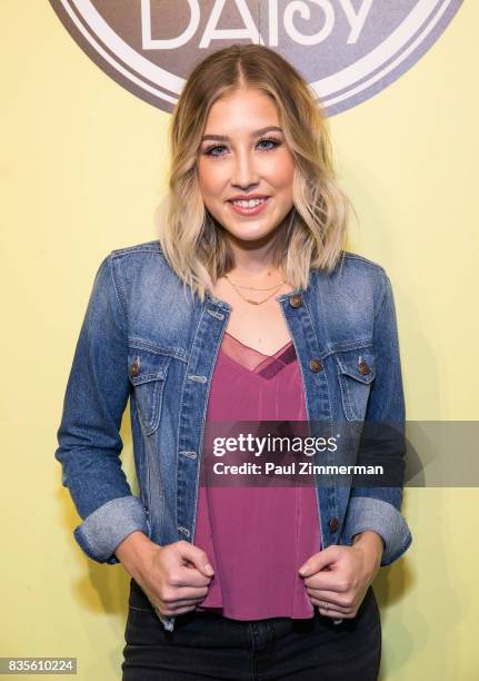 Madison Marlow of Maddie & Tae visits Macy's Herald Square on August 19, 2017 in New York City.