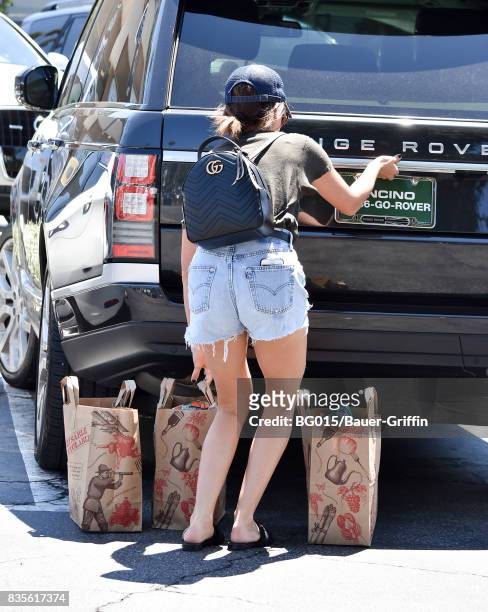 Ashley Tisdale is seen on August 19, 2017 in Los Angeles, California.