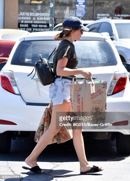 Ashley Tisdale is seen on August 19, 2017 in Los Angeles, California.