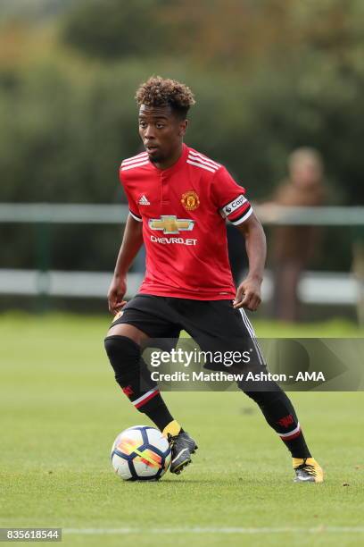 Angel Gomes of Manchester United during the U18 Premier League match between West Bromwich Albion and Manchester United on August 19, 2017 in West...