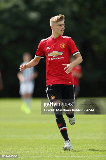 Brandon Williams of Manchester United during the U18 Premier League match between West Bromwich Albion and Manchester United on August 19, 2017 in...