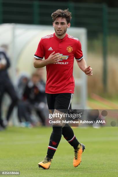 Andy Barlow of Manchester United during the U18 Premier League match between West Bromwich Albion and Manchester United on August 19, 2017 in West...