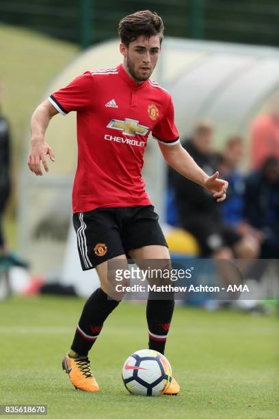 Andy Barlow of Manchester United during the U18 Premier League match between West Bromwich Albion and Manchester United on August 19, 2017 in West...