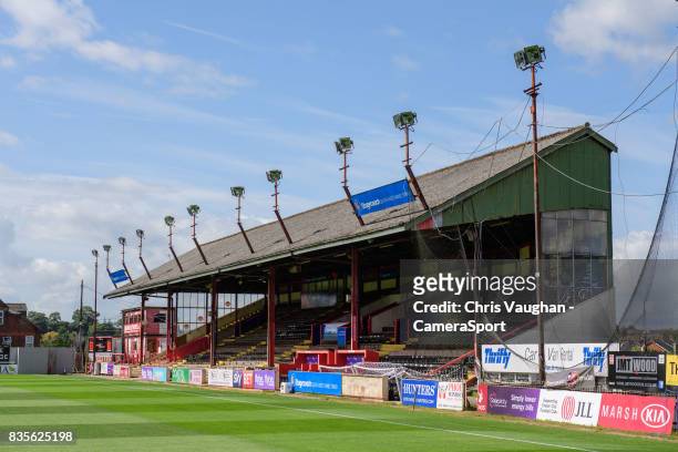 General view of St James Park, home of Exeter City FC prior to the Sky Bet League Two match between Exeter City and Lincoln City at St James Park on...
