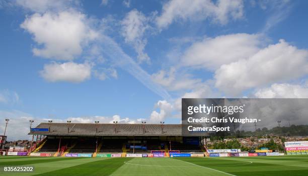 General view of St James Park, home of Exeter City FC prior to the Sky Bet League Two match between Exeter City and Lincoln City at St James Park on...