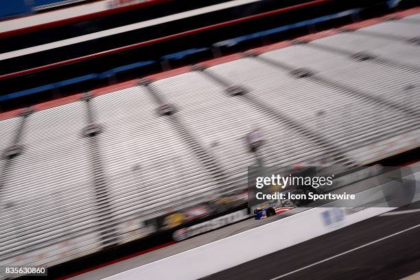 Ty Dillon Richard Childress Racing Chevrolet Camaro drives down the front stretch during practice for the Food City 300 on August 17 at the Bristol...