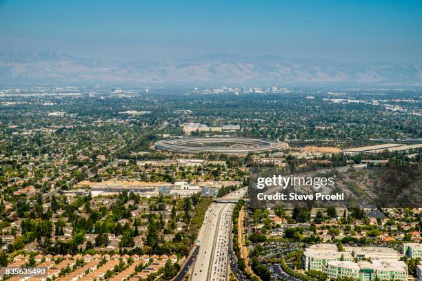 apple park - silicon valley stockfoto's en -beelden