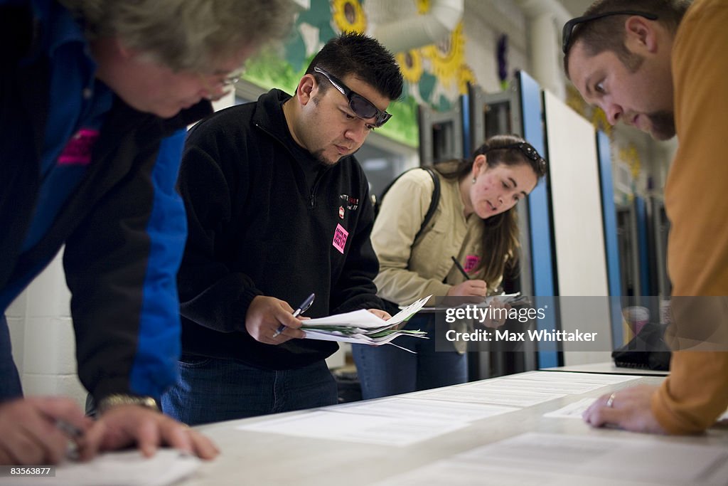 Americans Go To The Polls To Elect The Next U.S. President