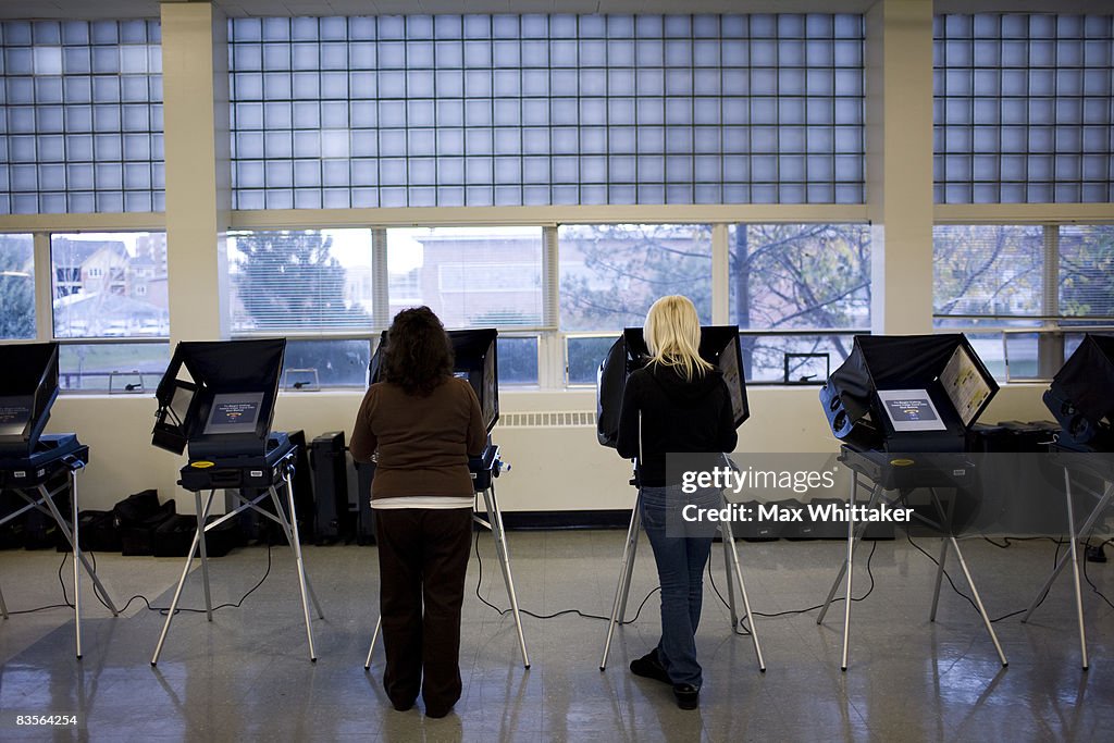 Americans Go To The Polls To Elect The Next U.S. President