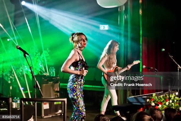 Singer Kate Nash performs live on stage during a concert at the Festsaal Kreuzberg on August 19, 2017 in Berlin, Germany.