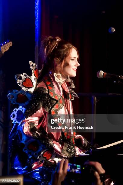 Singer Kate Nash performs live on stage during a concert at the Festsaal Kreuzberg on August 19, 2017 in Berlin, Germany.