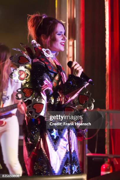 Singer Kate Nash performs live on stage during a concert at the Festsaal Kreuzberg on August 19, 2017 in Berlin, Germany.