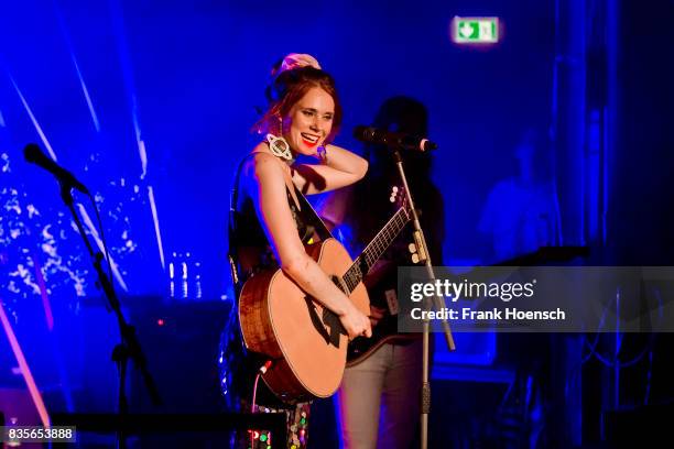 Singer Kate Nash performs live on stage during a concert at the Festsaal Kreuzberg on August 19, 2017 in Berlin, Germany.