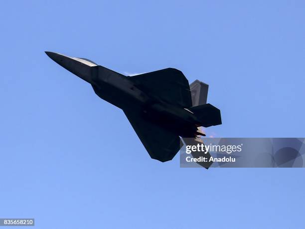 Aircrafts perform during the 59th Chicago Air and Water Show, which is watched by about two million people at North Avenue Beach and around, over...