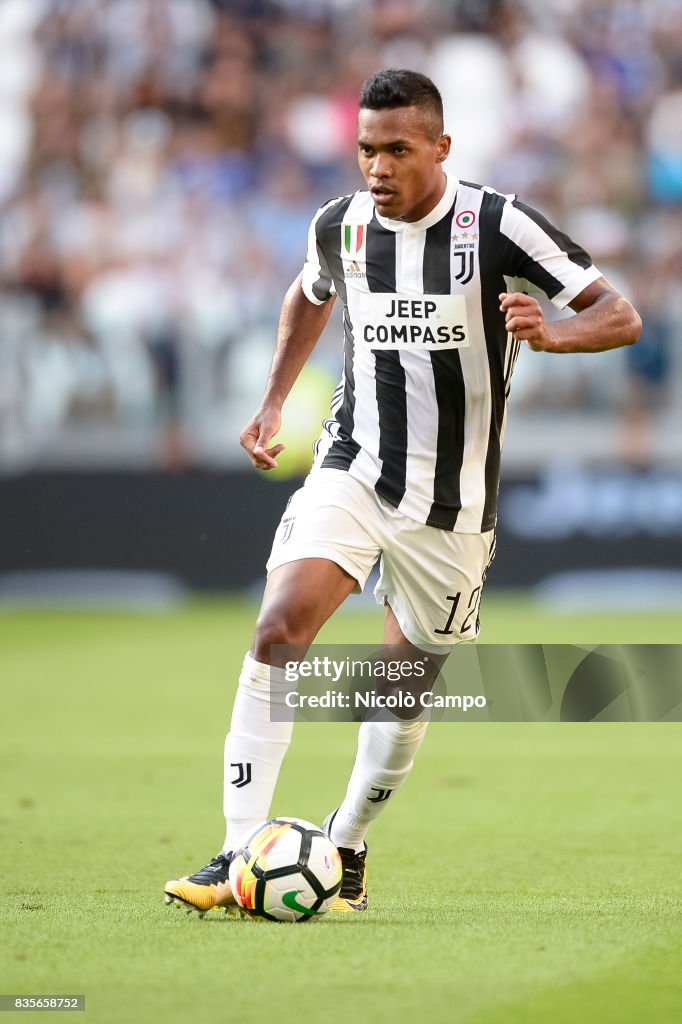 Alex Sandro of Juventus FC in action during the Serie A...