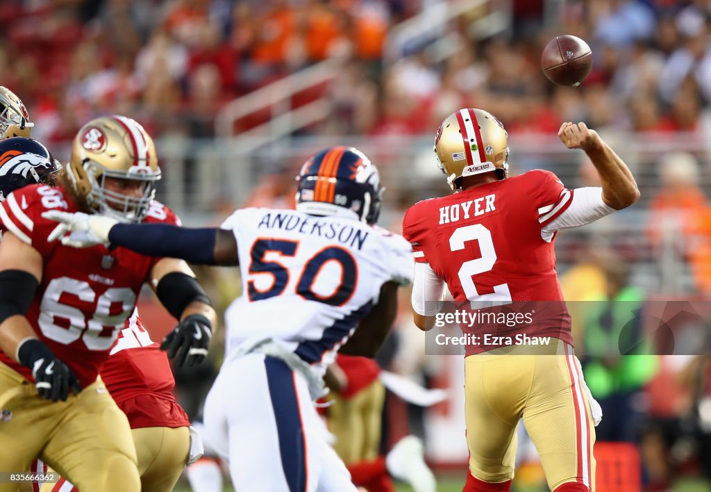 Denver Broncos v San Francisco 49ers