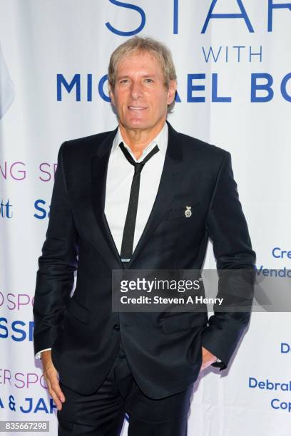 Michael Bolton attends An Intimate Evening Under The Stars With Michael Bolton at Private Residence on August 19, 2017 in Bridgehampton, New York.