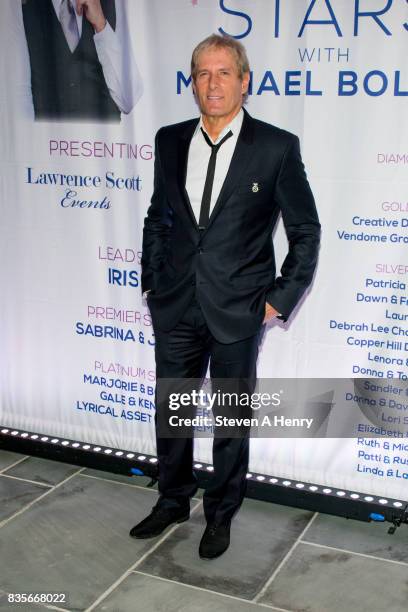 Michael Bolton attends An Intimate Evening Under The Stars With Michael Bolton at Private Residence on August 19, 2017 in Bridgehampton, New York.