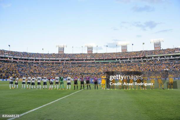 General view of the Universitario Stadium prior the 5th round match between Tigres and Pumas as part of the Torneo Apertura 2017 Liga MX at...