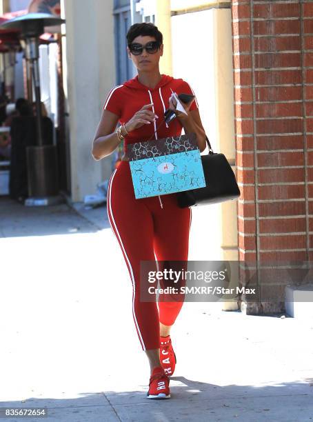 Nicole Murphy is seen on August 19, 2017 in Los Angeles, California