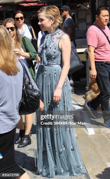 Singer Carly Rae Jepsen is seen on August 19, 2017 in Los Angeles, California