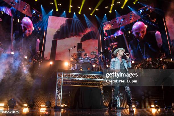 Matt Goss of Bros performs at The O2 Arena on August 19, 2017 in London, England.