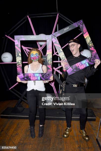 Guests at the 2017 NYX Professional Makeup FACE Awards Expo at The Shrine Auditorium on August 19, 2017 in Los Angeles, California.