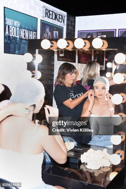 Guests at the 2017 NYX Professional Makeup FACE Awards Expo at The Shrine Auditorium on August 19, 2017 in Los Angeles, California.