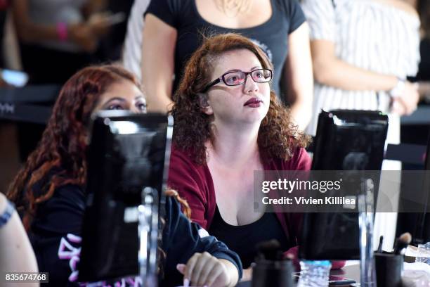 Guests at the 2017 NYX Professional Makeup FACE Awards Expo at The Shrine Auditorium on August 19, 2017 in Los Angeles, California.