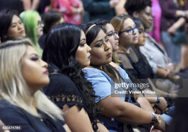 Guests at the 2017 NYX Professional Makeup FACE Awards Expo at The Shrine Auditorium on August 19, 2017 in Los Angeles, California.