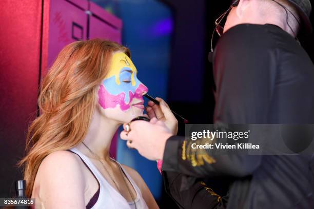 Ashley Wiley and Daniel Smith at the 2017 NYX Professional Makeup FACE Awards Expo at The Shrine Auditorium on August 19, 2017 in Los Angeles,...