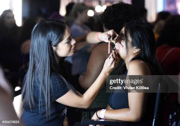 Guests at the 2017 NYX Professional Makeup FACE Awards Expo at The Shrine Auditorium on August 19, 2017 in Los Angeles, California.