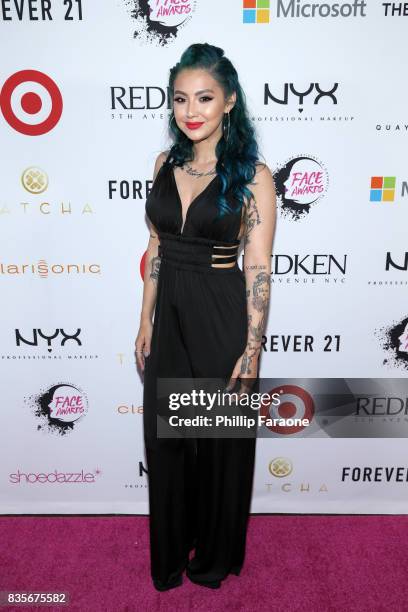 Ashley Quiroz at the 2017 NYX Professional Makeup FACE Awards at The Shrine Auditorium on August 19, 2017 in Los Angeles, California.