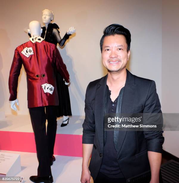 Costume designer Steven Norman Lee of the Emmy nominated show "Dancing with the Stars" attends the media preview of the 11th annual "Art of...