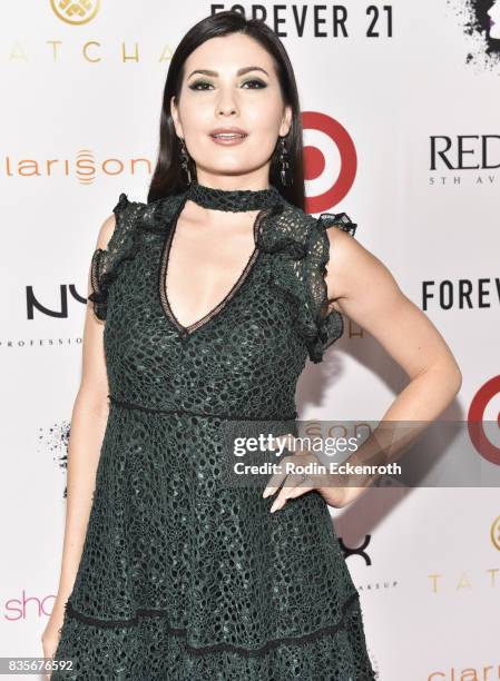 Actress Celeste Thorson attends NYX Professional Makeup's 6th Annual FACE Awards at The Shrine Auditorium on August 19, 2017 in Los Angeles,...