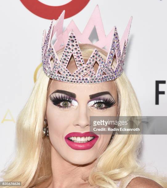 Alyssa Edwards, attends NYX Professional Makeup's 6th Annual FACE Awards at The Shrine Auditorium on August 19, 2017 in Los Angeles, California.
