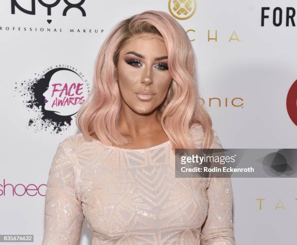 Crisspy attends NYX Professional Makeup's 6th Annual FACE Awards at The Shrine Auditorium on August 19, 2017 in Los Angeles, California.