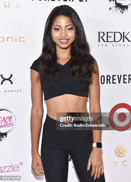 Camille Hyde attends NYX Professional Makeup's 6th Annual FACE Awards at The Shrine Auditorium on August 19, 2017 in Los Angeles, California.