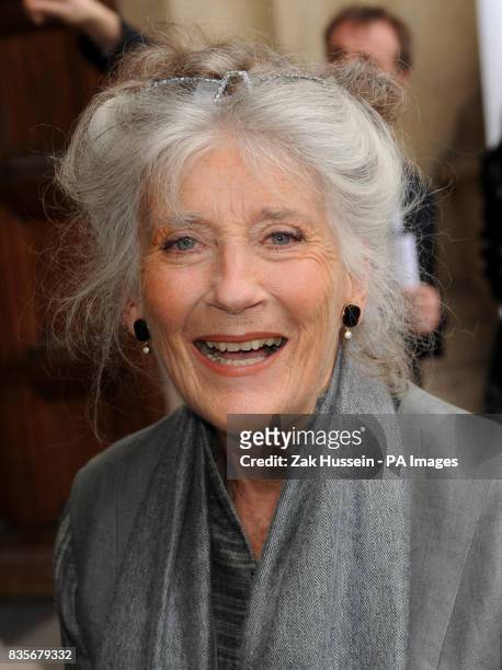 Phyllida Law arrives for the HarperCollins summer party at the Victoria and Albert Museum in south west London.