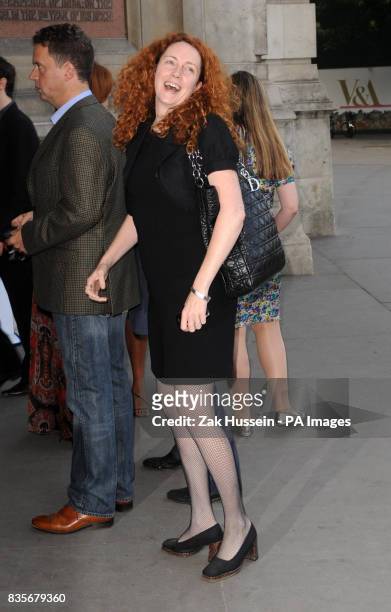 Rebekah Wade arrives for the HarperCollins summer party at the Victoria and Albert Museum in south west London.